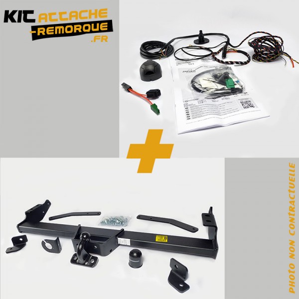 Kit Attache Remorque pour Renault TRAFIC 2 (9/2006 - 5/2014) Attache Remorque R-127-12500523