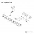 Marche-pied arrière pour Mercedes SPRINTER (2007 - 2018) METEC 818648/606