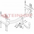 Attelage pour SsangYong REXTON 2 (2017 - ) STEINHOF S-470
