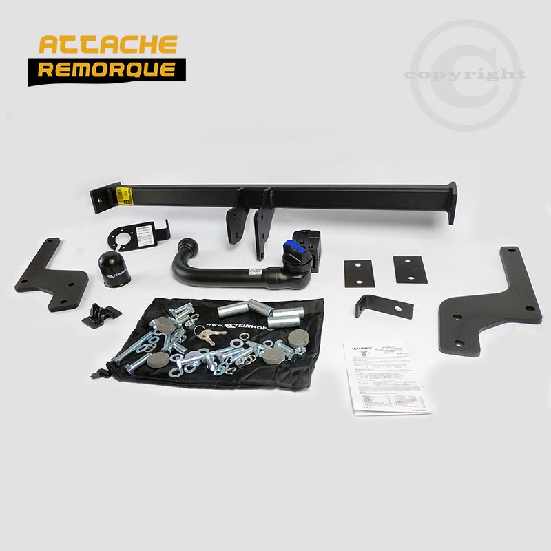 Attelage amovible pour Dacia DUSTER 2 (2018 - 2021) STEINHOF D-015
