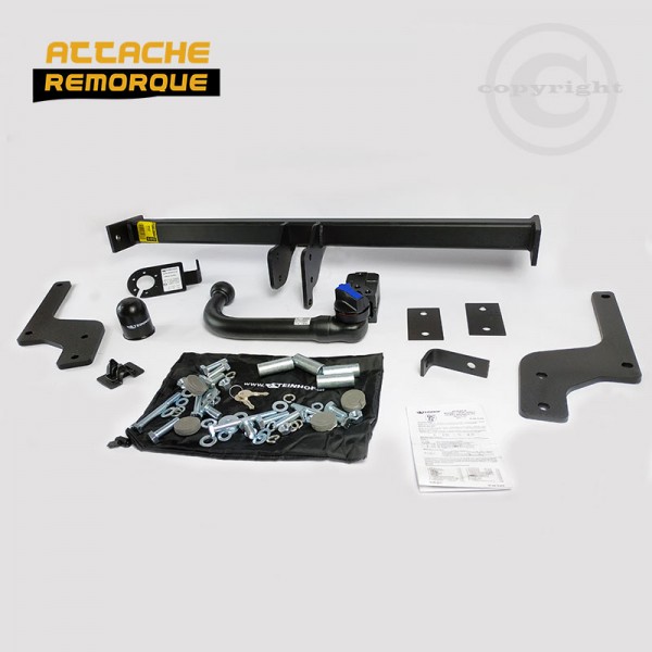 Attelage amovible pour Dacia DUSTER 2 (2018 - 2021) STEINHOF D-015