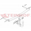 Attelage RDSO pour Audi Q2 Crossover (2016 - ) STEINHOF A-060