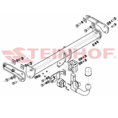 Attelage RDSO pour Volvo S60 Cross Country (2015 - 2018) STEINHOF V-309