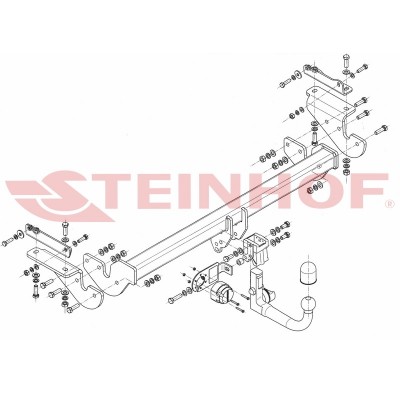 Attelage RDSO pour Renault KADJAR (2015 - 2021) STEINHOF R-069