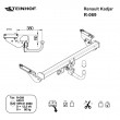 Attelage RDSO pour Renault KADJAR (2015 - 2021) STEINHOF R-069