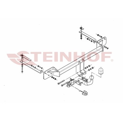 Attelage pour Alfa Romeo MITO (2008 - 2018) STEINHOF F-128