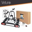 Veturo 4 - Porte-vélos plateforme basculant sur boule d'attelage pour 4 vélos STEINHOF SMB-Veturo-4