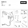 Attelage et Faisceau pour Fiat 500L (inclus Living) 3-5 portes (2012 - 2017) BRINK  591930-5919-709513
