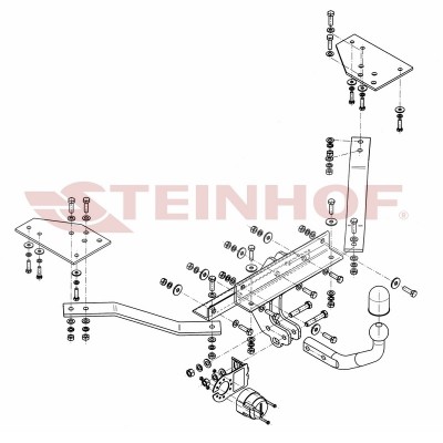 Attelage Remorque Volvo S40 II (2004 - 2012) STEINHOF V-282