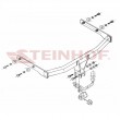 Attelage pour Volkswagen TOURAN 2 (2010 - 9/2015) STEINHOF V-132