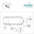 Faisceau 7 broches spécifique Nissan NOTE 2 (E12) (2013 - 2017) JAEGER 12140523