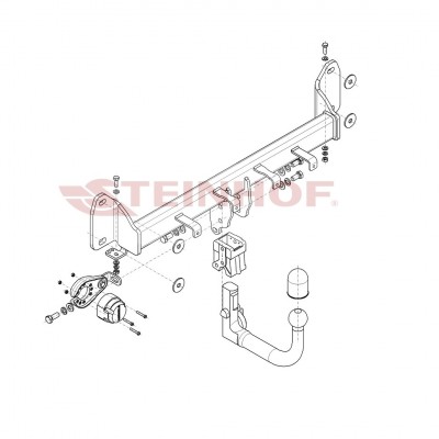 Attelage RDSO pour BMW X4 II (G02) (2018 - ) STEINHOF B-099