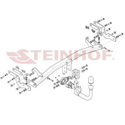 Attelage RDSO pour Citroën C3 AIRCROSS 2 (2017 - ) STEINHOF C-058