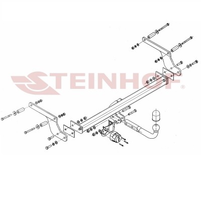 Attelage pour Dacia DUSTER I (2010 - 2013) STEINHOF D-012