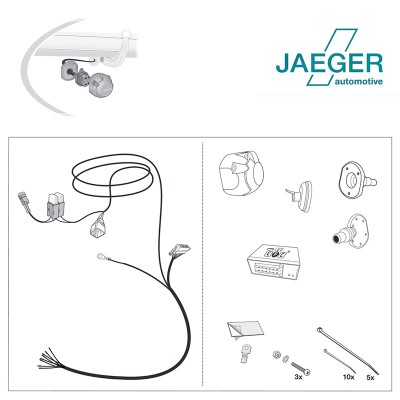 Faisceau spécifique pour Opel VIVARO-E C (2020 - ) JAEGER 12500626