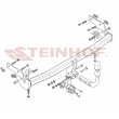 Attelage pour Peugeot 207 Hayon 3 / 5 Portes (2006 - 2015) STEINHOF P-027