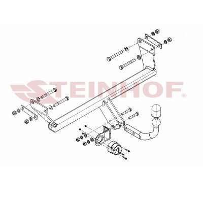Attelage pour Dodge CALIBER (2006 - 2012) STEINHOF D-304