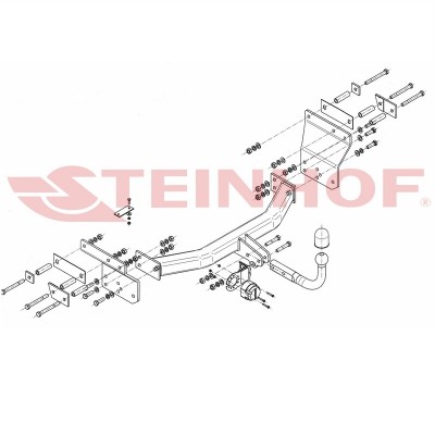 Attelage pour Dodge AVENGER (1/2007 - ) STEINHOF C-213