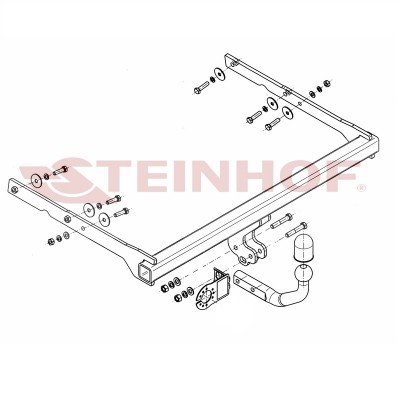 Attelage pour Ford MONDEO III SW / Break (6/2007 - 2014) STEINHOF F-271