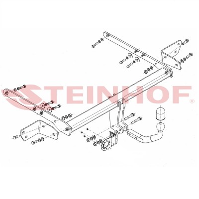 Attelage pour Ford MONDEO IV Hayon 5 portes (2014 - 2023) STEINHOF F-273