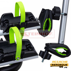 Porte-Vélos Attelage pour 2 Vélos Électriques - 2 VAE (60kg)